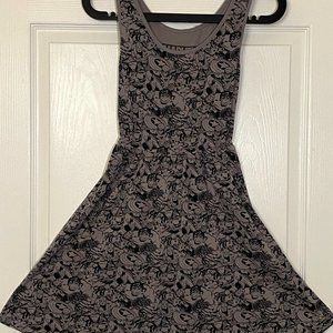 SOLD - Marvel Her Universe Grey Heroes Fit & Flare Mini Dress, Size S